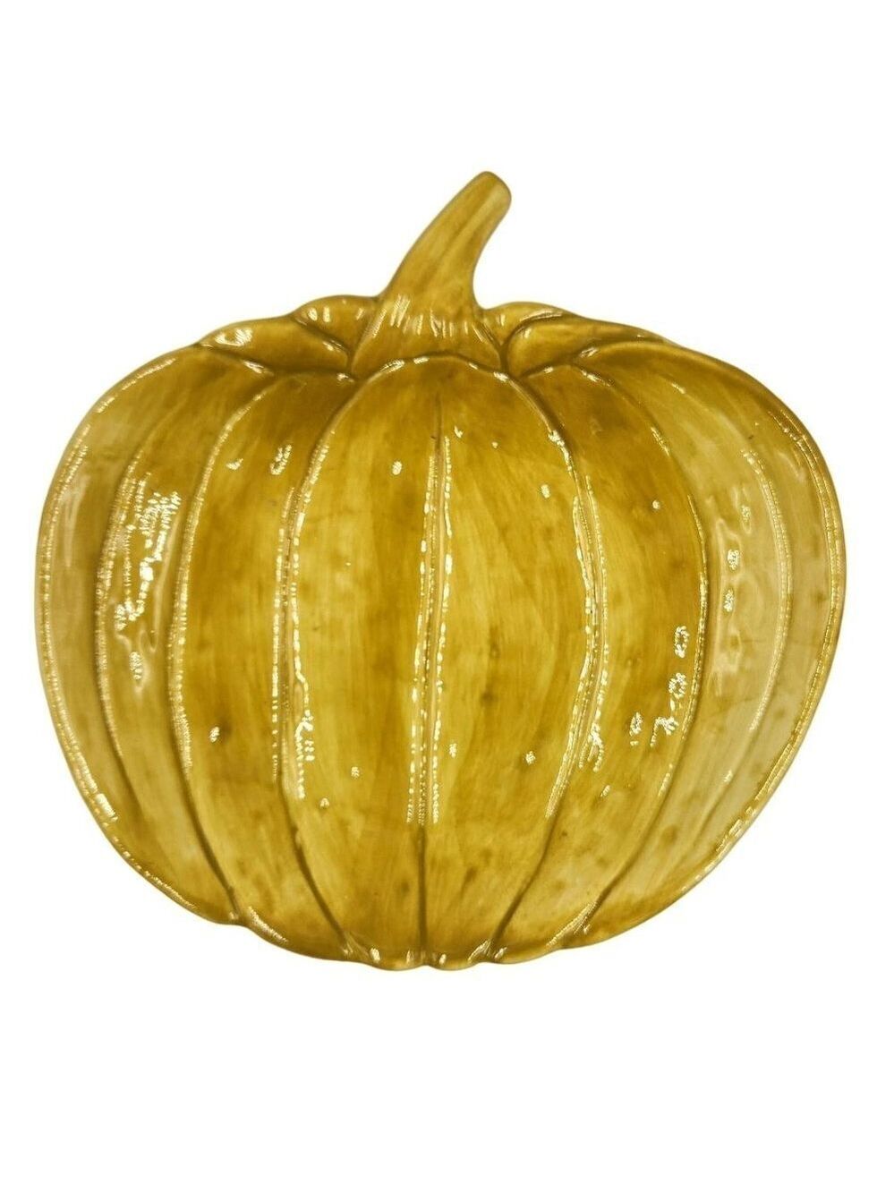 Style Eyes Baum Bros Harvest Collection Pumpkin Plate Dish